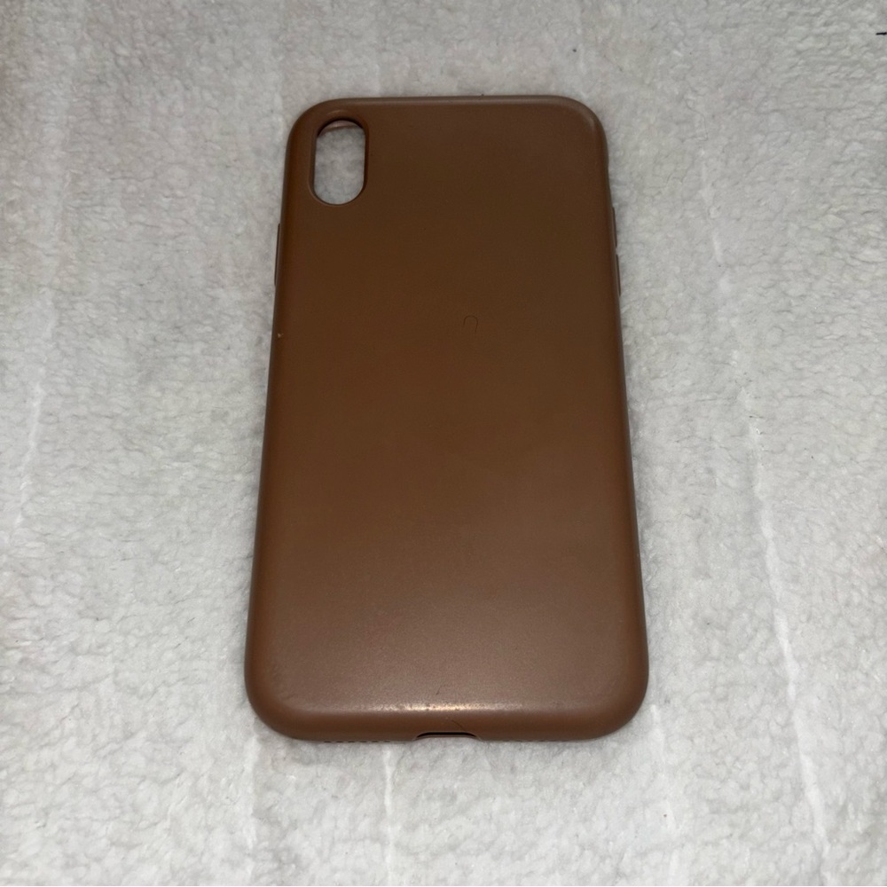 IPhone XR Light Brown Silicone Shockproof Case